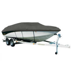 Covermate Sharkskin Plus Exact-Fit Cover for Rinker 323 323 Br W/Ext. Platform I/O. Charcoal