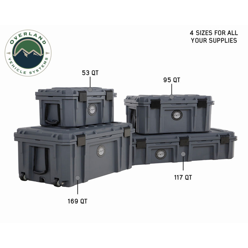 Overland Vehicle Systems 169-Quart Dry Box with Wheels image number 6