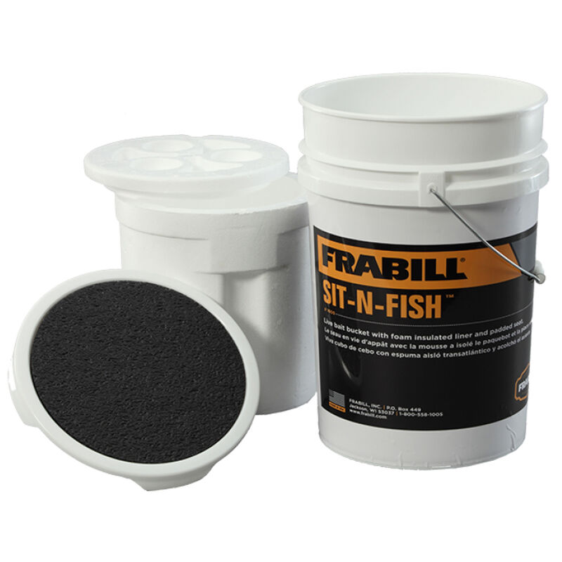 Frabill Sit-N-Fish Insulated Ice Bucket image number 2