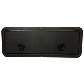 DPI Marine DPF Black Flush Series Hatch Door, 9" x 24" O.D. frame
