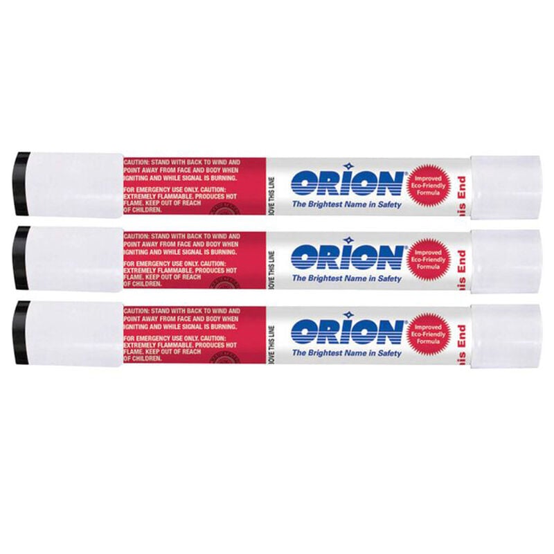 Orion Locate Basic-3 Red Handheld Signal Flares, 3-Pack image number 1