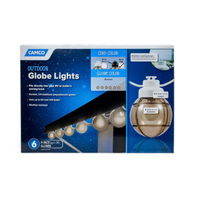 Camco Outdoor Bronze Globe Light Set