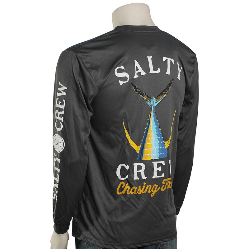 Salty Crew Tailed Tech LS T-Shirt - Charcoal - M image number 2
