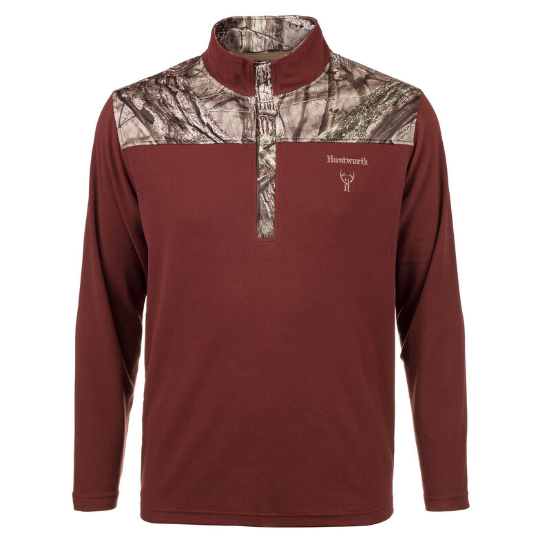 Huntworth Men's Lightweight Fleece Henley image number 1