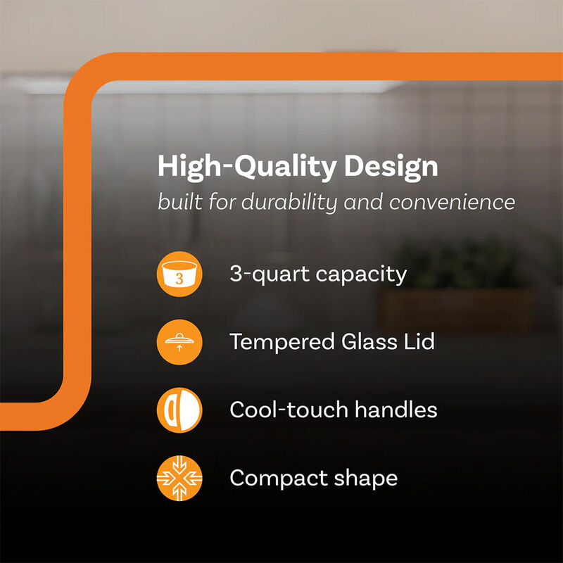 Complete Cuisine 3-Quart Slow Cooker image number 4