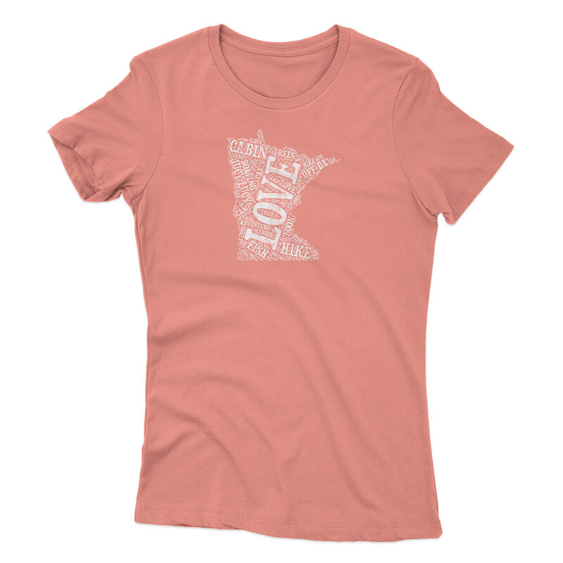 Points North Women's Word Cloud MN Short-Sleeve Tee image number 1
