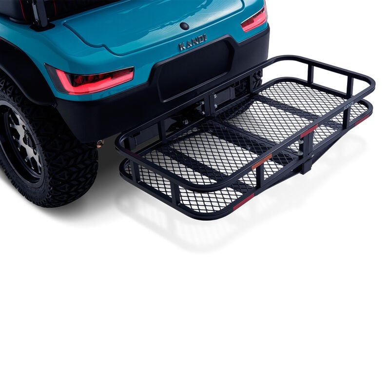 Kandi Golf Cart Rear Hitch Storage Basket, 2" Hitch Receiver Compatible image number 5