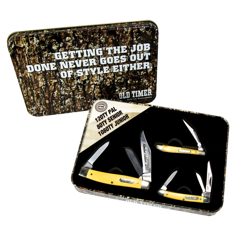 Old Timer Limited Edition 3-Piece Folding Knife Set image number 4