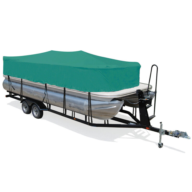 Trailerite Hot Shot Cover for Trailerite Pontoon Playpen Boat Cover, Black (20'1" - 21'0" Cl X 102" B) image number 7