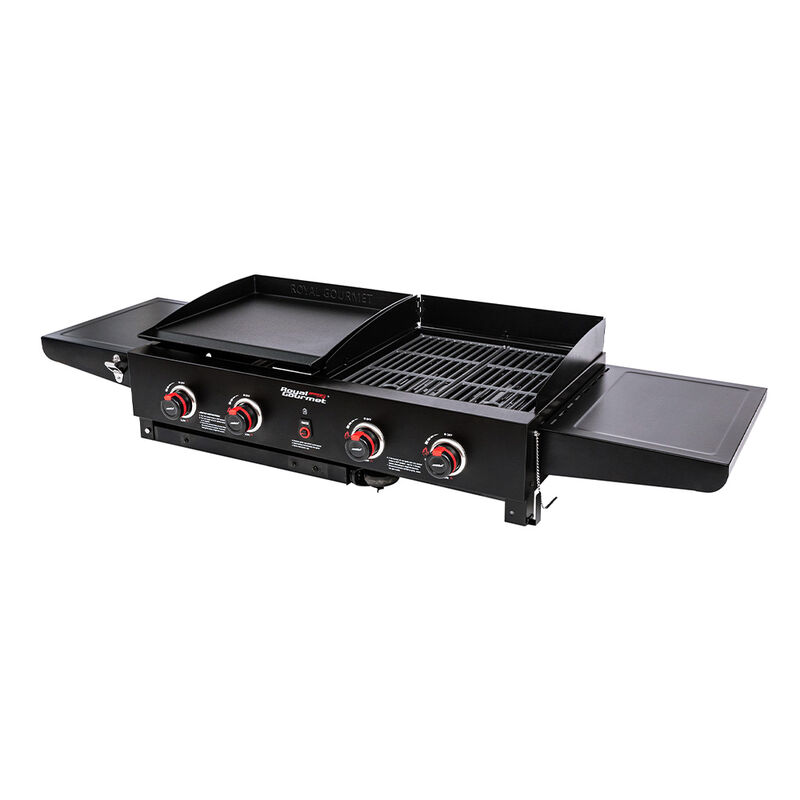 Royal Gourmet 4-Burner Portable Flat Top Gas Grill and Griddle Combo image number 15
