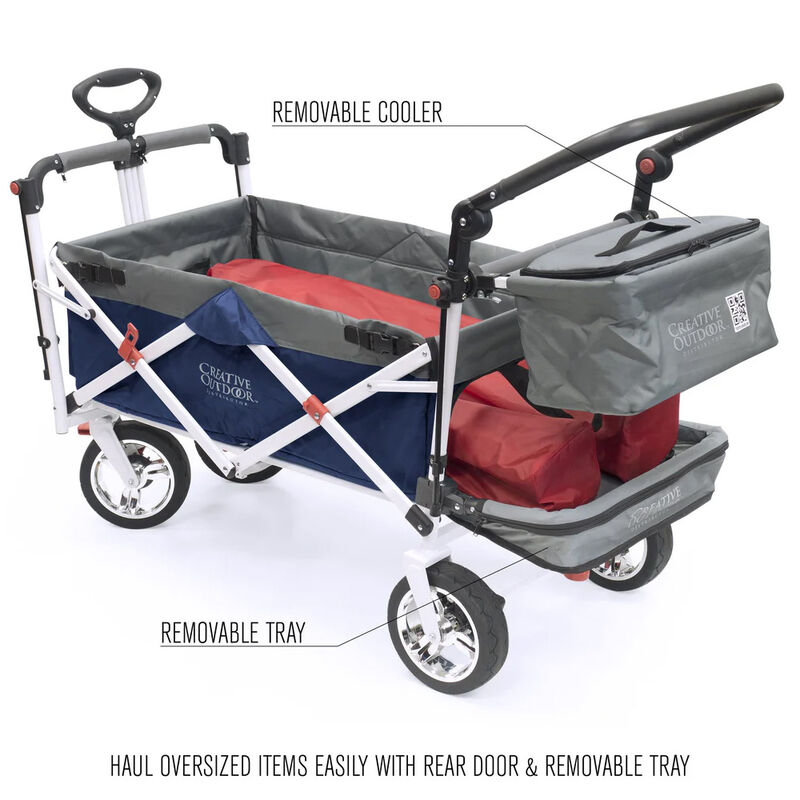 Creative Wagon Silver Series Stroller Push/Pull Folding Wagon image number 6