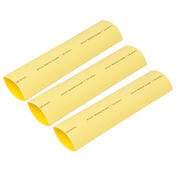Ancor Adhesive-Lined Heat Shrink Tubing, 2 - 4/0 AWG, 6" L, 3-Pk., Yellow