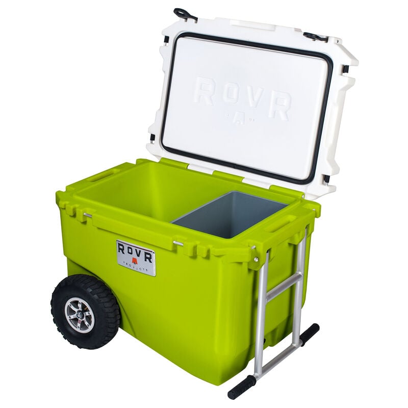 RovR RollR 60-Qt. Wheeled Cooler with Collapsible LandR Bin image number 1