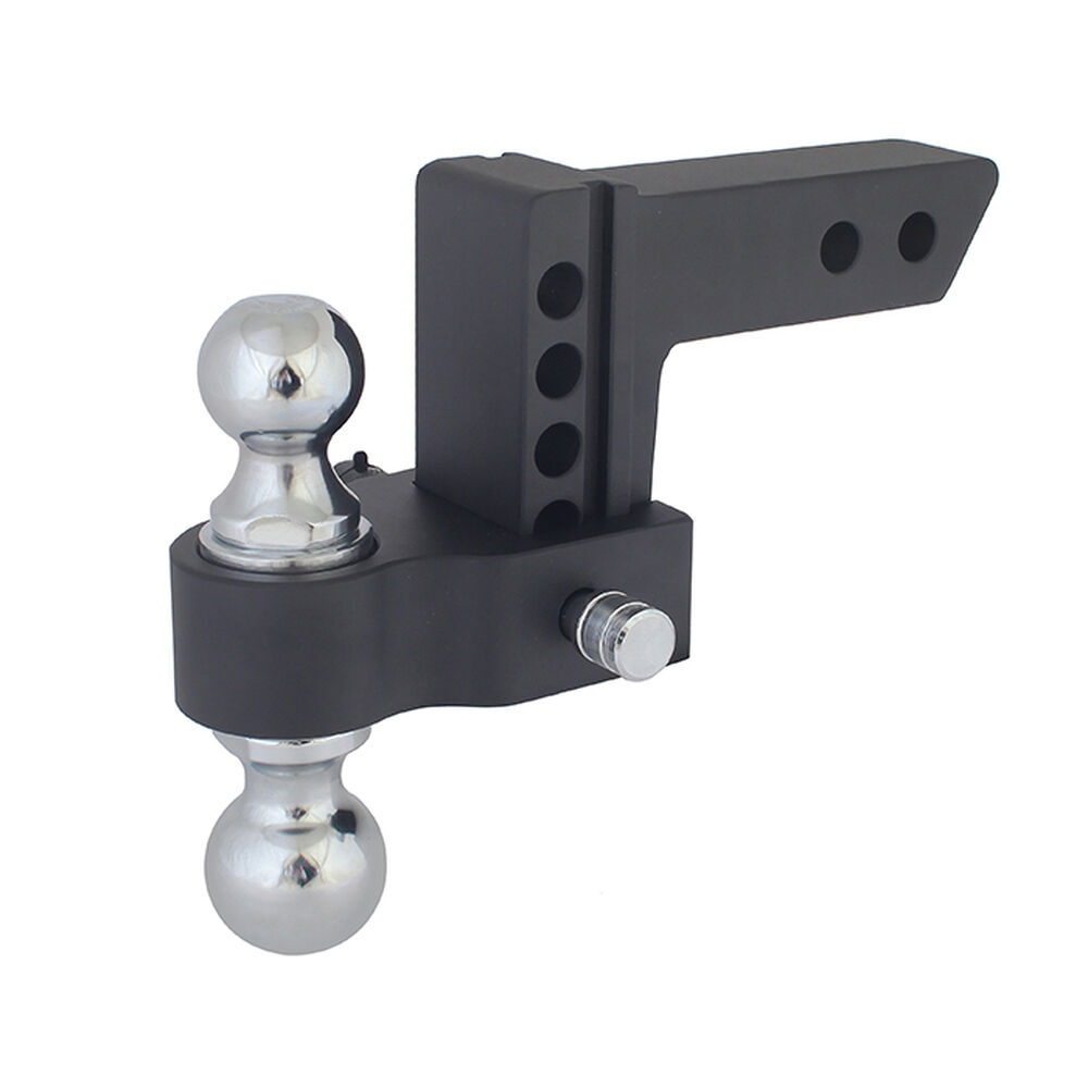 Trailer Valet Blackout Series 10,000 lbs Adjustable Drop Hitch with 2