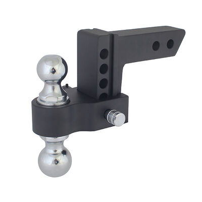 Trailer Valet Blackout Series 10,000 lbs Adjustable Drop Hitch with 2 inch and 2-5/16 inch Ball