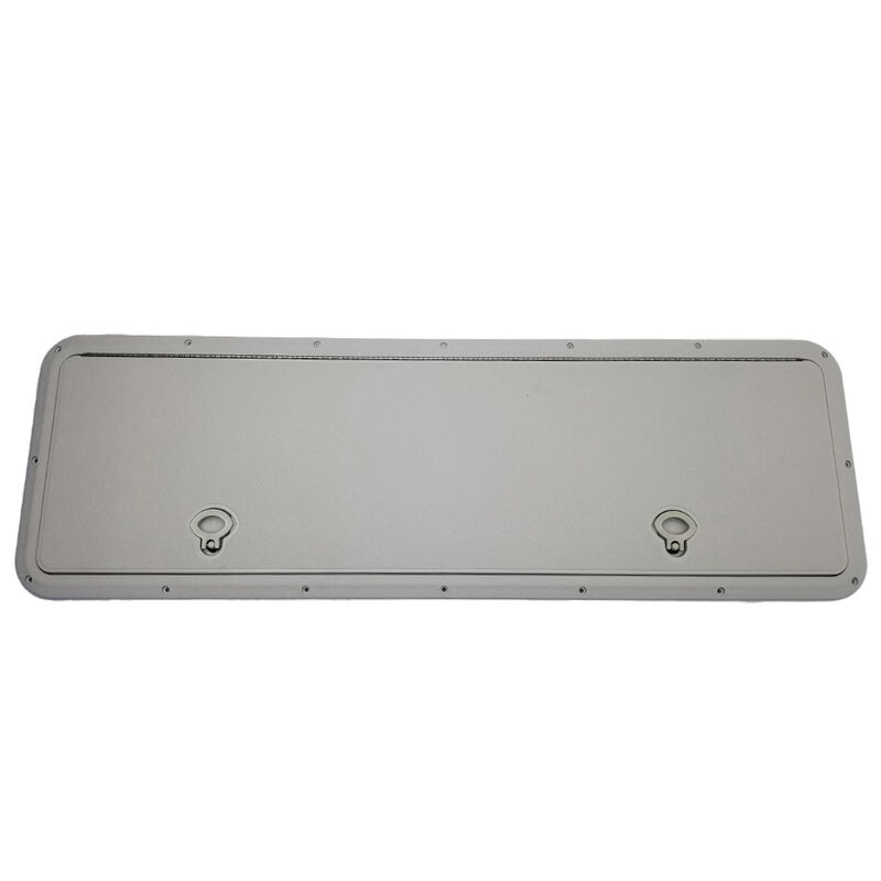 DPI 13" x 40" Flush Series Hatch, Auster Light Gray image number 1
