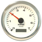 Sierra White Premier Pro 3" Tachometer/Hourmeter