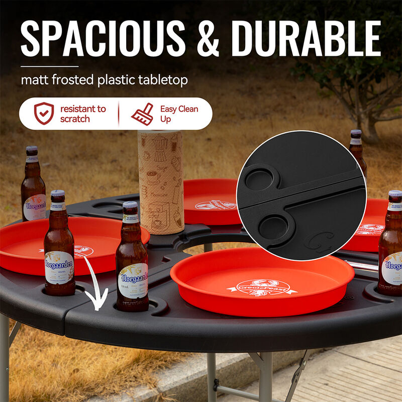 Royal Gourmet Creole Feast Foldable 47in Crawfish/Camping Table image number 7