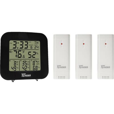 TempMinder&reg; 4-Zone Temperature & Humidity Station