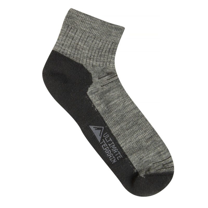 Ultimate Terrain Men's Trailhead Lightweight Hiking Quarter Sock image number 2