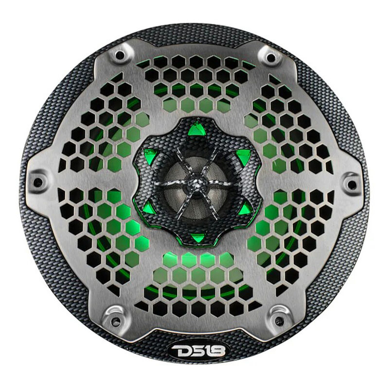 DS18 NXL-6 6.5" Two-Way Coaxial Marine Speakers with RGB LED Lights, Pair image number 3