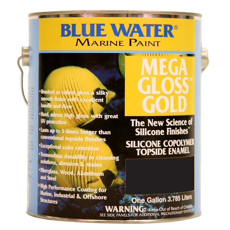 Blue Water Mega Gloss Gold Silicone Copolymer, Quart image number 2