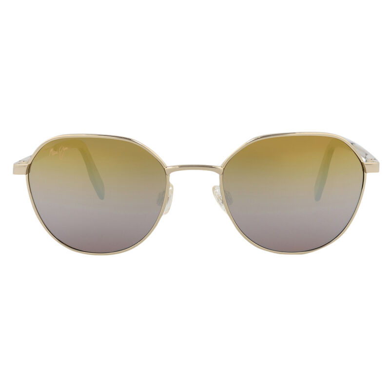 Maui Jim Core Round Sunglasses - Gold