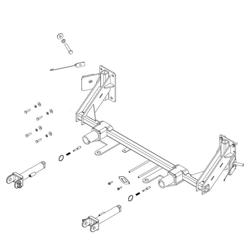 Roadmaster 52928-5 Direct-Connect Baseplate Kit, 2022-2025 Subaru Impreza WRX image number 4