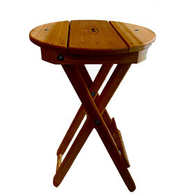 Cee Dair Wood Products Llc Cedar Wood Round Stool