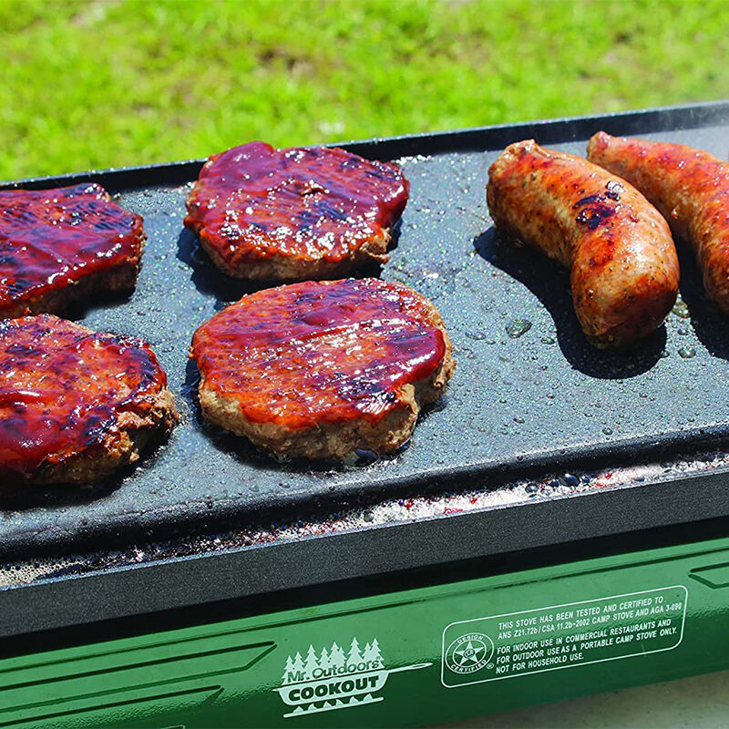 Mr. Outdoors Cookout 18" Double Cast Aluminum Griddle image number 2