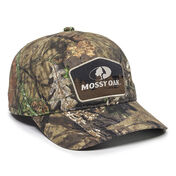 Mossy Oak Patch Logo Camo Mesh-Back Cap