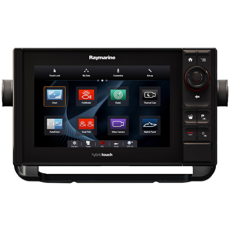 Raymarine eS98 9" MFD Combo With CHIRP/DownVision / N Amer Coasts + Lakes image number 1