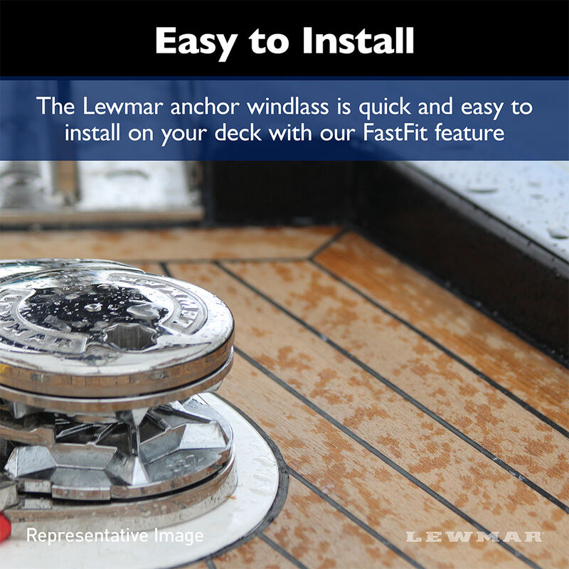 Lewmar H3 Gypsy/Drum 12V RC10MM (506) 3/8"BBB image number 6