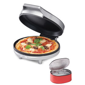 Betty Crocker 8" Travel Pizza Maker Plus, Silver