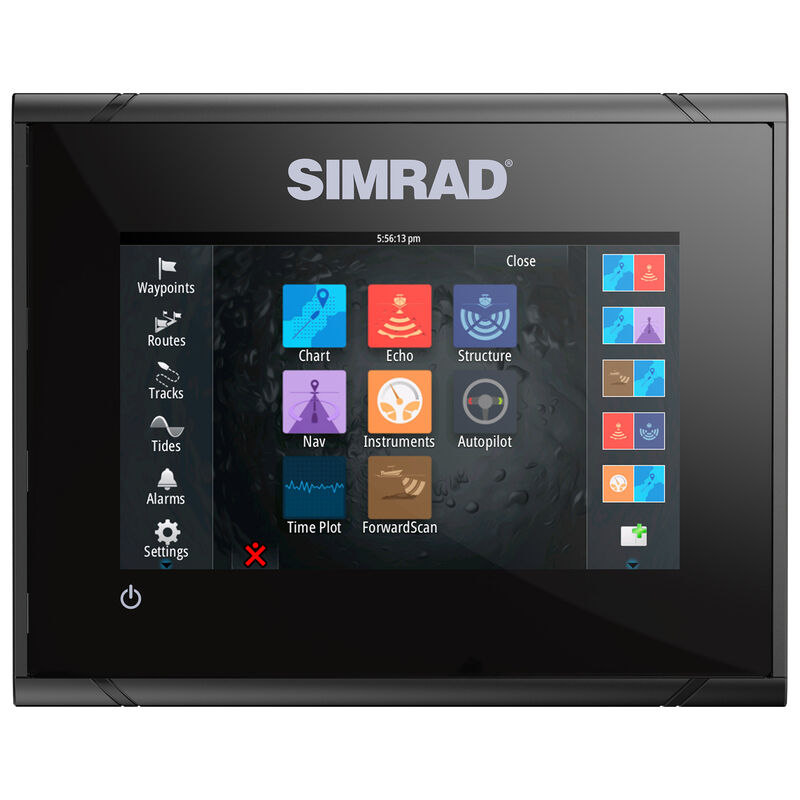Simrad GO5 XSE Fishfinder Chartplotter With TotalScan Transducer And Insight USA image number 6