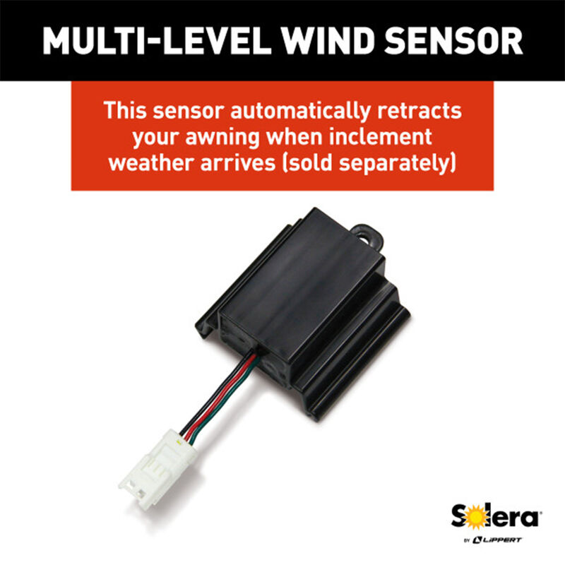 Solera Smart Arm 12V RV Awning Arms and Hardware Kit, 63" Short, Black image number 2