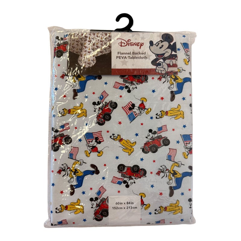 Disney PEVA 60" x 84" Americana Mickey Tablecloth