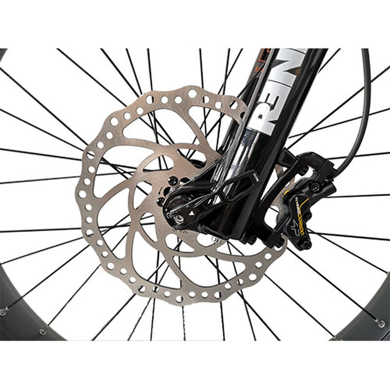 QuietKat Ridgerunner 1000-Watt Full-Suspension Electric Mountain Bike 17", Charcoal image number 6