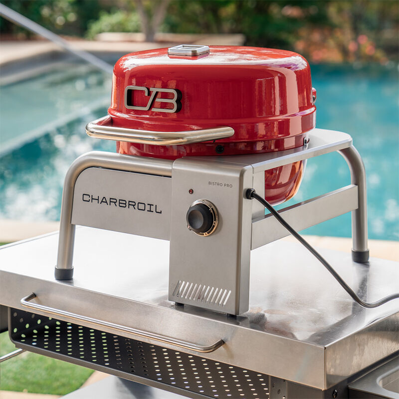 Charbroil Bistro Pro Tabletop Electric Grill, Red image number 6