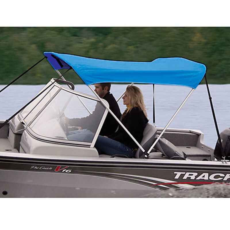 Shademate Polyester 2-Bow Bimini Top, 5'6"L x 42"H, 73"-78" Wide image number 9