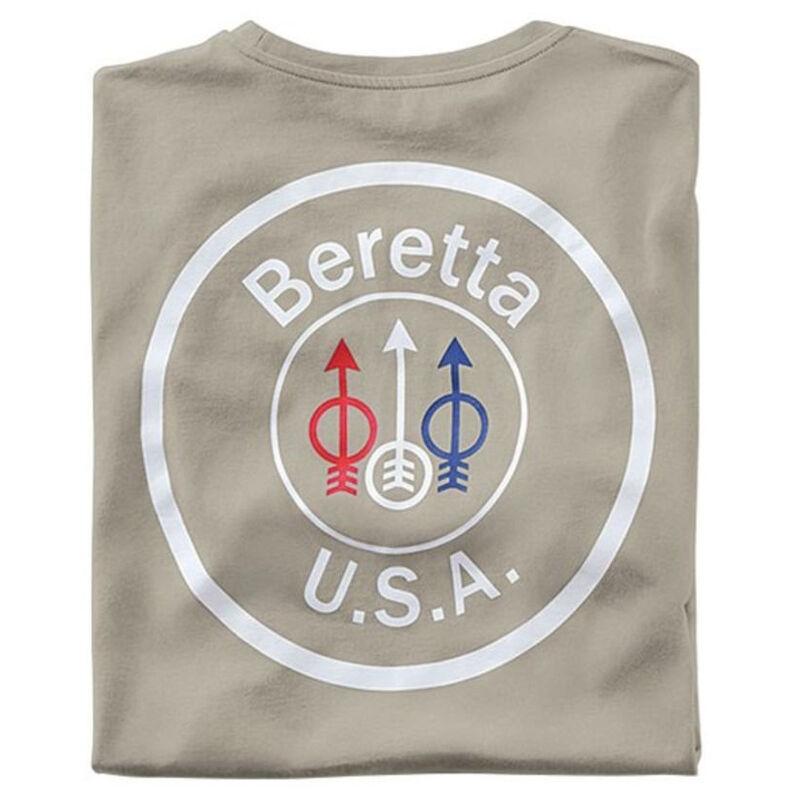 Beretta USA Men's Logo Short-Sleeve Tee, Dove image number 3