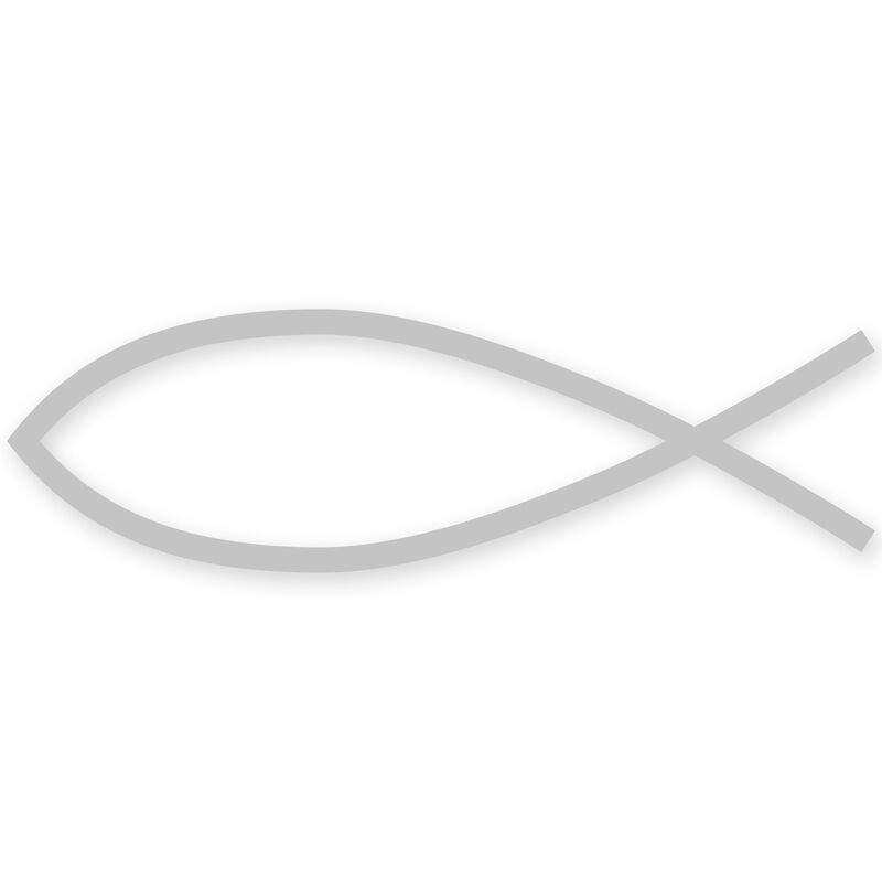 Fish Symbol Vinyl Decal image number 12