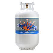 Flame King 30-lb. Empty Propane Cylinder with OPD
