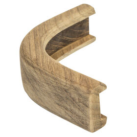 Whitecap Teak 3/4" Track Outside Corner Bulkhead Molding