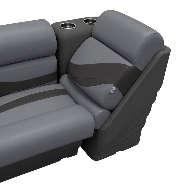 Wise Premier Pontoon Boat Seat Lean-Back Lounge, Left Side image number 4