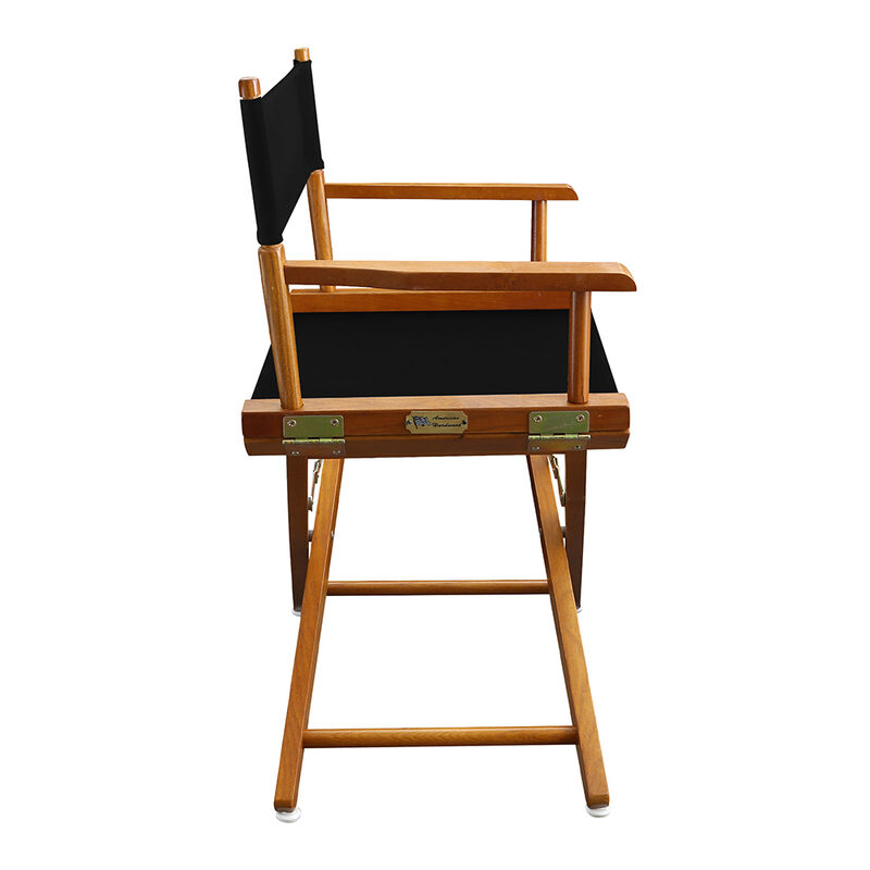 American Trails Extra-Wide Director's Chair, Mission Oak Frame, Navy image number 4