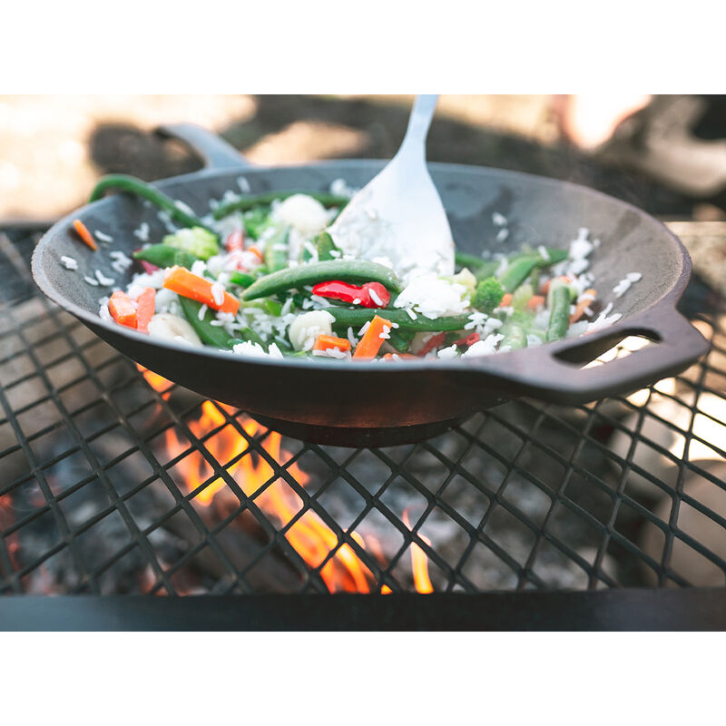 Stansport Pre-Seasoned Cast Iron Wok image number 6