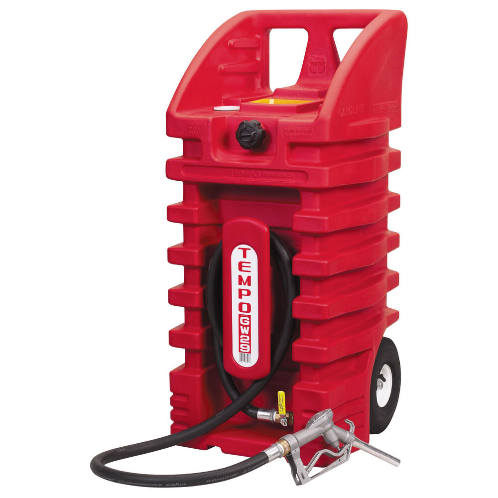 Tempo Gas Walker 29Gallon Wheeled Fuel Transport Overton's