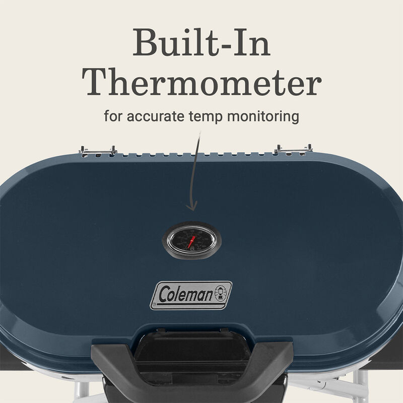 Coleman RoadTrip 285 Portable Stand-Up Propane Grill, Blue image number 6