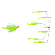 Rock Fish Candy 6-Arm 20” Umbrella Rig with 4 oz. Parachute Chaser